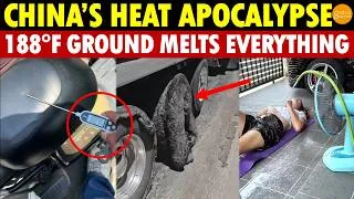 Thumbnail: 188°F Heatwave Persists! Half of China Roasted! Cars Melt, Tires Turn To Sludge, Roads Explode