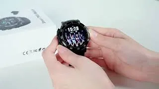 Thumbnail: M68PLUS 1.52 inch Smart Watch with Earbuds Fitness Tracker Heart Rate Blood Pressure Monitor