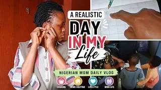 Thumbnail: A Realistic Day in My Life | Nigerian Mom Daily Vlog, Cooking, Home Routine & Lifestyle