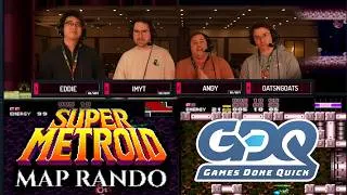 Thumbnail: Super Metroid Map Randomiser - AGDQ 2025 Race (Commentated)