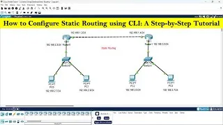 Thumbnail: How to configure static routing using CLI | Static Routing configuration step by step