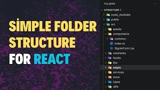 Thumbnail: A simple react folder structure for small to mid level applications.