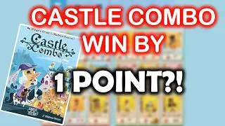 Thumbnail: Castle Combo EXTREMELY CLOSE GAME Win By 1 Point! | Board Game Arena