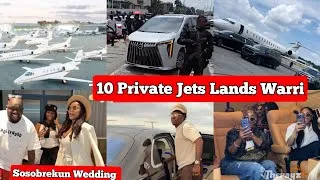 Thumbnail: Davido Billionaire Friend Wedding - Celebrities Touch Down In Grandstyle For Sosobrekun wedding 