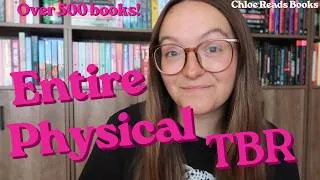 Thumbnail: MY ENTIRE PHYSICAL TBR | 2026 UPDATE