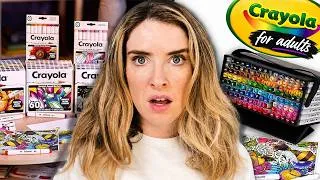 Thumbnail: I Bought CRAYOLA'S *NEW* ADULT Art Supplies..are they bad?