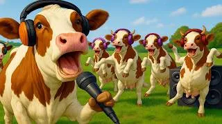 Thumbnail: "Ultimate Cow Dance Fails Compilation – Try Not to Laugh! 🤣🚫" Funny Cow Dance !