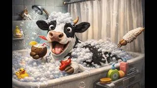 Thumbnail: FUNNY COW MADNESS 2026 │ Dancing Cow Anthem & Farm Fun (Ultra HD 4K)