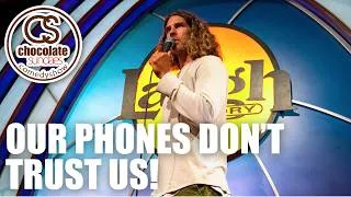 Thumbnail: Our Phones Don’t Trust Us - Comedian Lachlan Patterson - Chocolate Sundaes Stand Up Comedy