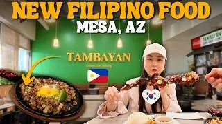 Thumbnail: 애리조나 맛집 | Filipino Food in Mesa AZ 🇵🇭 Tambayan Moved from Phoenix - Sisig, Inasal & Pork BBQ