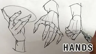 Thumbnail: How to Draw Hands with Simple Forms