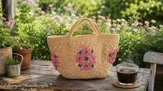 Thumbnail: How to Crochet Flower Bag | DIY Crochet Mini Flower Granny Square Bag Step by Step