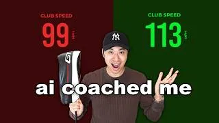 Thumbnail: I Gained 14MPH of Swing Speed Using Only AI