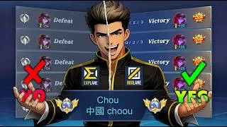 Thumbnail: WHY 90% OF GLOBAL CHOU PLAYERS USED THIS STRAT? THE SECRET BEHIND MID CHOU!! - Mobile Legends