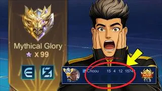 Thumbnail: GLOBAL 1 CHOU LAST MATCH BEFORE IMMORTAL WITHOUT BUILDING ANY SINGLE ITEM CHALLENGE!! - MLBB