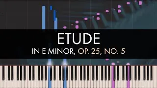 Thumbnail: Frédéric Chopin - Etude in E Minor, Op. 25, No. 5