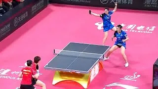 Thumbnail: Wang Manyu(2)/Chen Meng(3) vs Miwa Harimoto(14)/Miyuu Kihara(24) | ITTF Mixed Team World Cup 2023