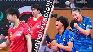 Thumbnail: Sun Yingsha(1)/Wang Chuqin(2) vs Miwa Harimoto(14)/Shunsuke Togami(24) ITTF Mixed Team World Cup2023