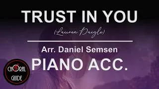 Thumbnail: Trust In You - PIANO ACCOMPANIMENT | Arr Daniel Semsen