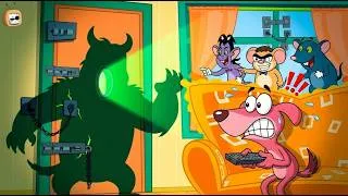 Thumbnail: Dog Hides From a Monster After Rats Play a Scary Prank!😂: Dog vs Rats | Doggy Don | Rat A Tat