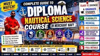 Thumbnail: DNS Course in Merchant Navy Full Details 2026 | Eligibility, Fees, & Sponsorship [Hindi]