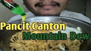 Thumbnail: ASMR/MUKBANG | Pancit Canton with Egg and Mountain Dew | Mouth Only