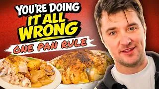 Thumbnail: You're Doing It All Wrong - One Pan Rule: Pastrami-Roasted Whole Chicken