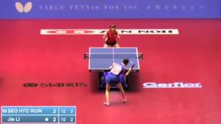 Thumbnail: 2014 World Table Tennis Championship: Seo Hyo Won vs Li Jie