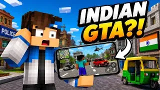 Thumbnail: I PLAYED MINECRAFT VERSION OF INDIAN GTA GAME