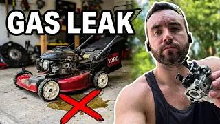 Thumbnail: Toro Lawnmower Leaking Gas from Carb? Easy Float Fix That Stops the Drip