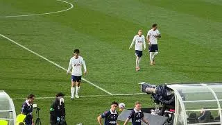 Thumbnail: HALF-TIME: Tottenham 1-0 Auckland FC: The Players at the Break; Eden Park, Auckland, New Zealand 