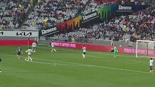 Thumbnail: BRANDON AUSTIN WITH A GREAT SAVE: Tottenham v Auckland FC