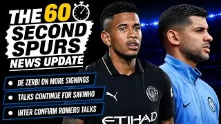 Thumbnail: THE 60 SECOND SPURS NEWS UPDATE: Signing Forward Players, Savinho Talks, Romero to Inter, U21s, U18s