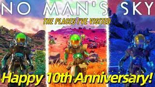 Thumbnail: Happy 10th Anniversary to No Man's Sky! | The places I've been to..