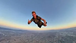 Thumbnail: Hot Air Balloon Skydive at Sunrise // 360 VR