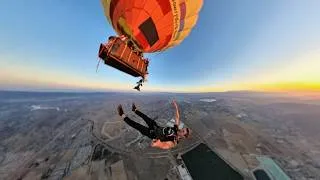 Thumbnail: The Best Way to Start a Morning: Hot Air Balloon Skydive!