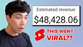 Thumbnail: I made $48k off YouTube Shorts without even noticing