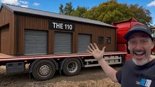 Thumbnail: The 110 Mega barn is now on site. ( Some Assembly required )