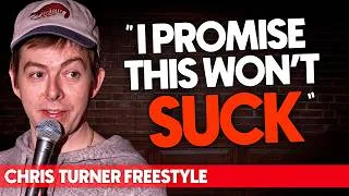 Thumbnail: Rapper mixes COMEDY and FREESTYLE...and it's Great?! | Chris Turner Freestyle Rap