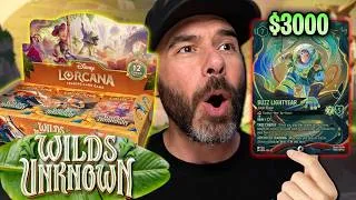 Thumbnail: OPENING A DISNEY LORCANA WILDS UNKNOWN BOOSTER BOX! Will We Hit the $5000 Buzz Lightyear!?