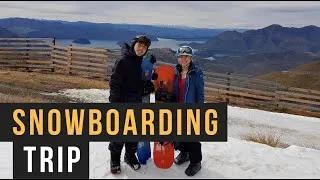 Thumbnail: Snowboarding in Cardrona + Treblecone + bush walk to Blue Pools