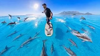 Thumbnail: Chased by 100 Dolphins while Surfing!