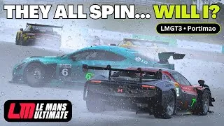 Thumbnail: From LAST to ?? in Heavy Rain | Le Mans Ultimate | LMU GT3