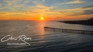 Thumbnail: Sunset over the Ventura Pier captured from aerial drone footage. (ChrisRyanPIX)