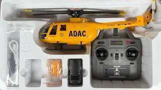 Thumbnail: FliteZone Pichler BO105 XL ADAC RTF RC Helikopter | ist das die schönste Mini Bo105? (C180)