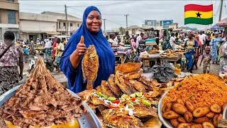 Thumbnail: DELICIOUS MOUTHWATERING WEST AFRICAN STREET FOOD TOUR SEGE GHANA 🇬🇭. 