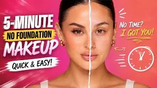 Thumbnail: 5-Minute Quick & Easy No Foundation Everyday Makeup l Christen Dominique