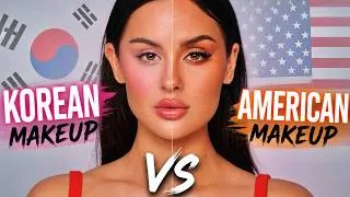 Thumbnail: Korean vs American Makeup Transformation: Which Looks Better? | Christen Dominique