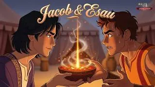 Thumbnail: Esau and Jacob | A Story of Stolen Blessing, Betrayal, and Divine Forgiveness | Animated Bible Story