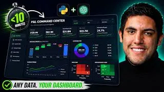 Thumbnail: I Built a P&L Dashboard with AI in Under 10 Minutes. This is how you can do it too!